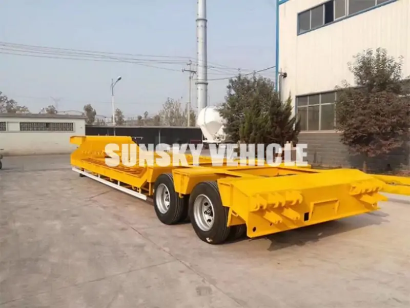 2-axle low-bed semitrailer