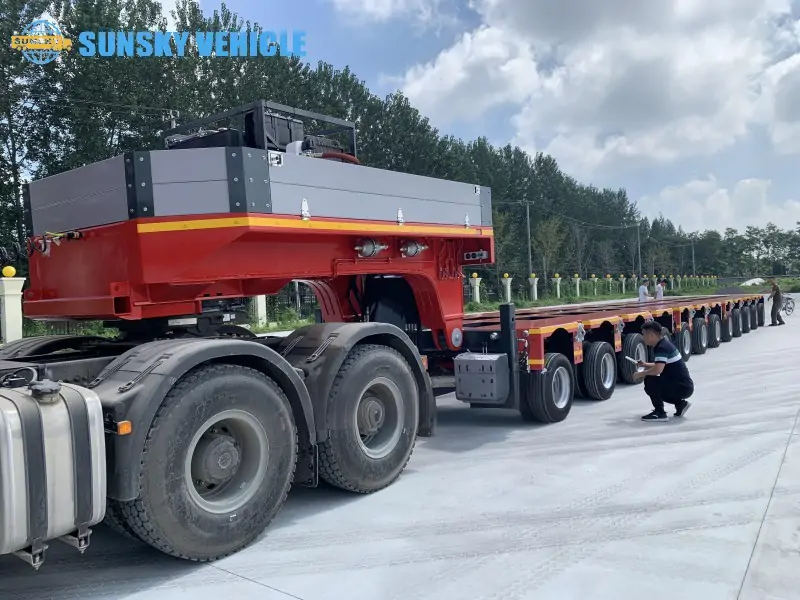 Modular Trailer side view