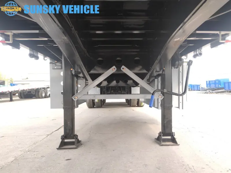 Trailer with Drop Sides chassis